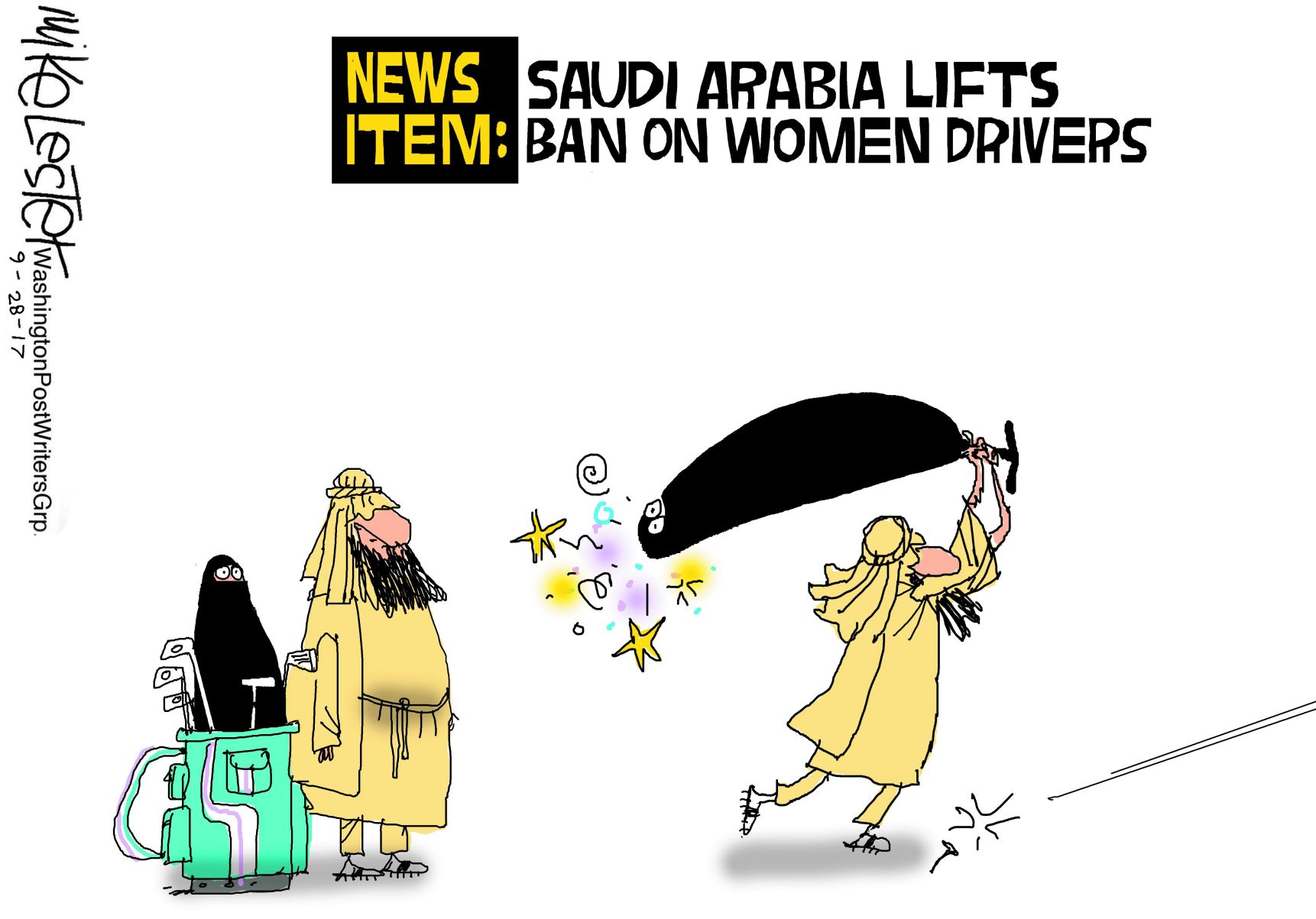 Mike Lester cartoon
